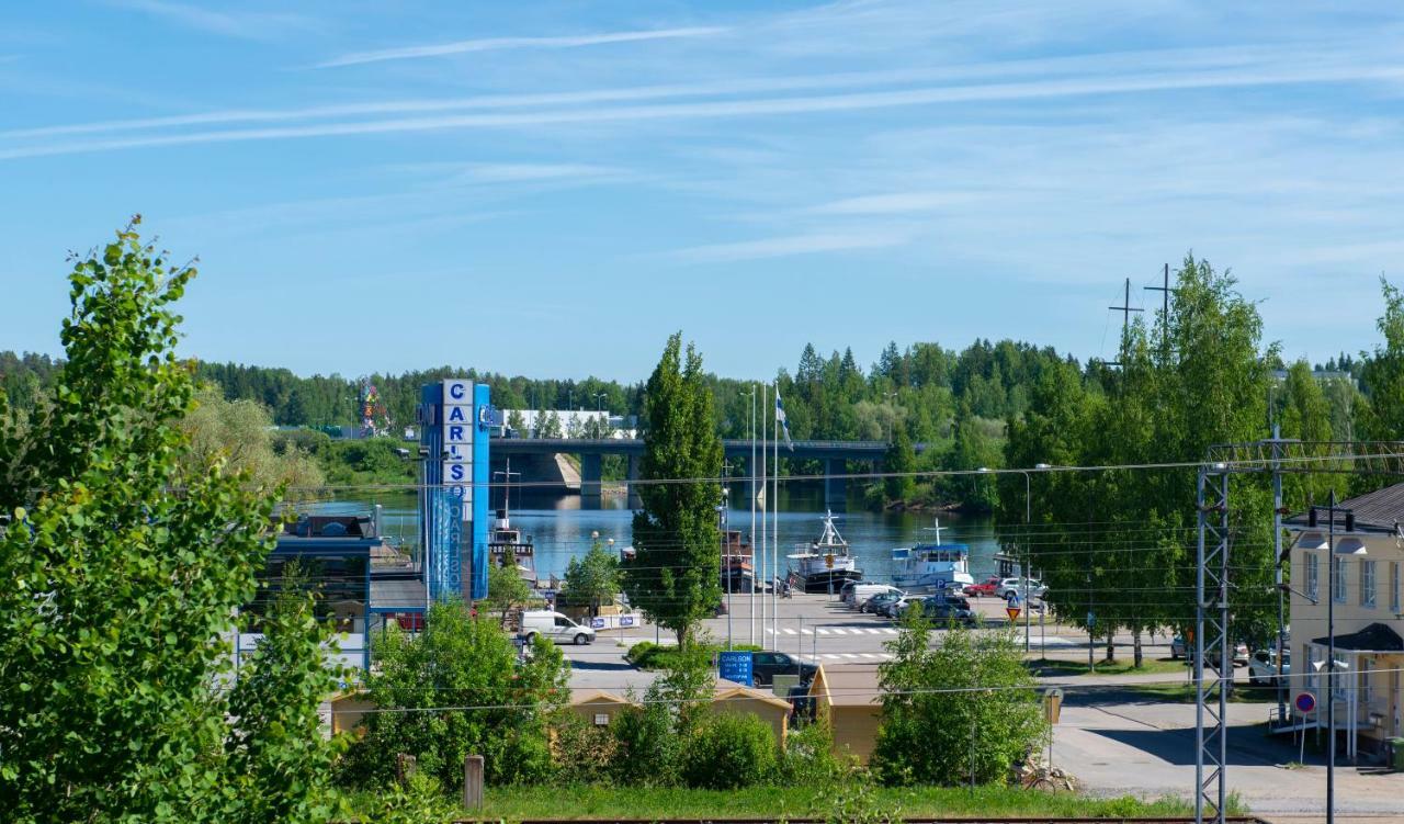 Mikkeli Citycenter apartment with sauna Buitenkant foto